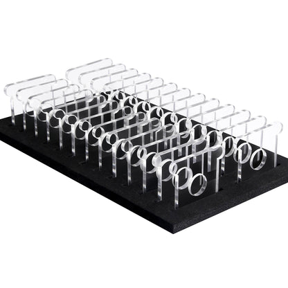 50 Blank Acrylic Embroidery Floss Bobbins Refill Pack – 3mm Thick Thread Organizers